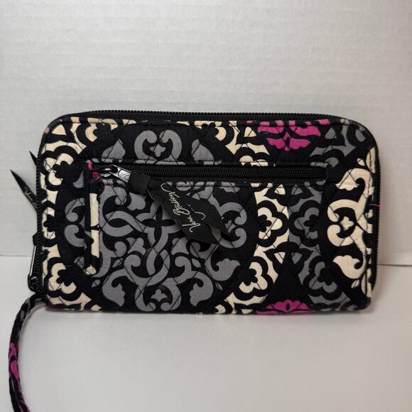 Vera Bradley Canterberry Print Zip Around Wristlet Wallet - Picture 5 of 5